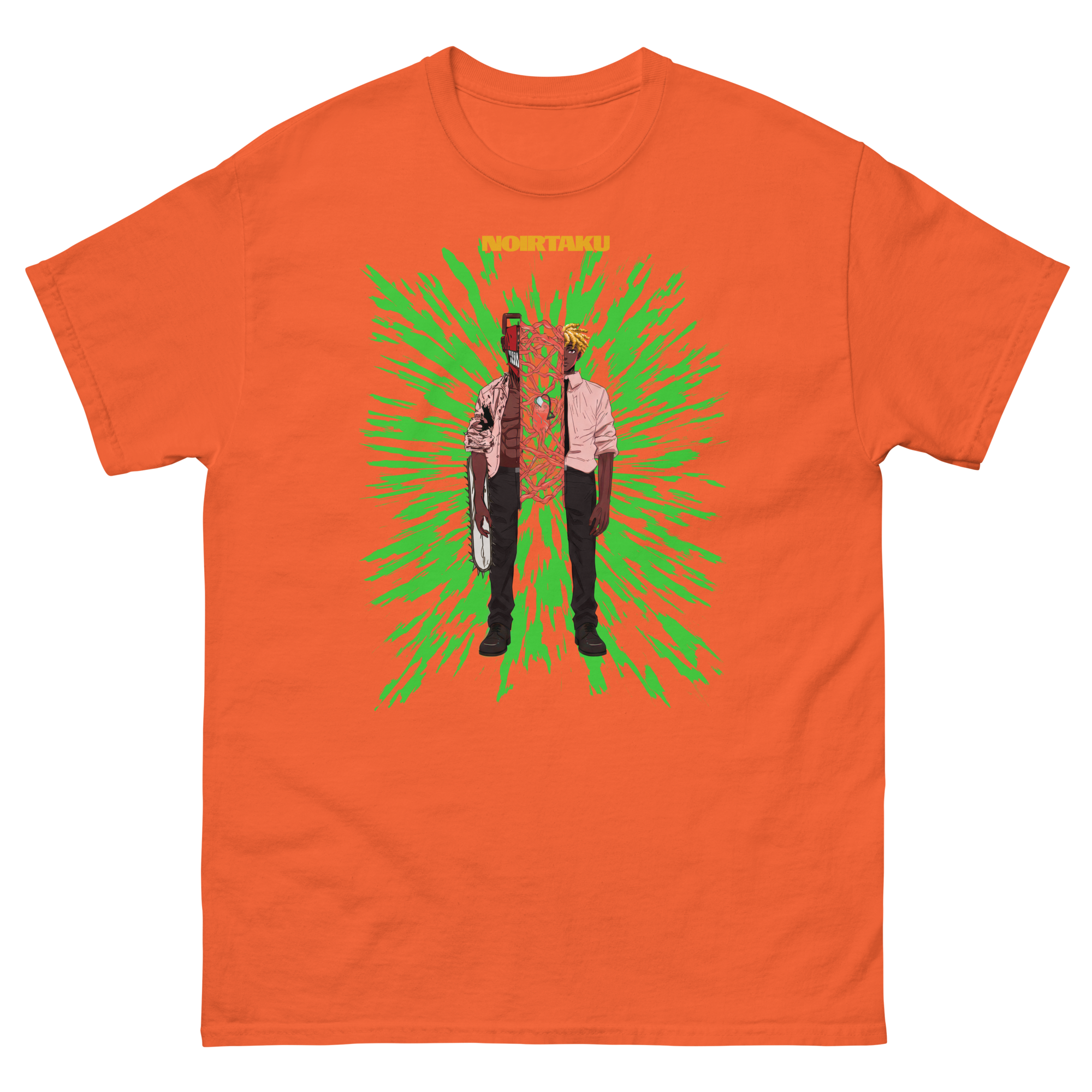 unisex classic tee orange front 68c2a690114f7